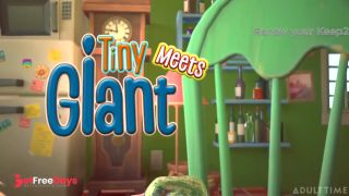 3DGSPOT - Tiny Trans Fucks With Giant Busty Trans ITALIAN SUBTITLES UNCENSORED SEX-1