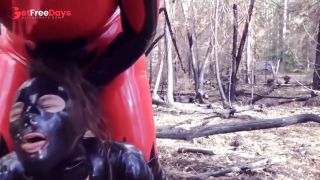 Hot Latex Mistress Tests Her Slut For Strength-5