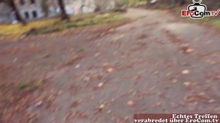 Extremely Risky Public Sex On Sex Date With Tattooed Blonde With Small.-4