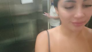 Cute Women Caught Squirting At The HotelS Elevator 1080p-9