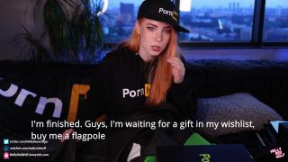 500K Pornhub Gifts Unboxing And Oral Creampie  Mollyredwolf 1080p-5