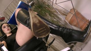 clip 45 femdom otk Boot Heel Worship Cbt Humiliation – Lady Katharina – Katharina Boots 744, jerkoff encouragement on femdom porn-3