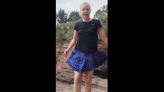 UKCuteGirl () Ukcutegirl - short skirt no knickers windy day naughty lucy 13-05-2020-0