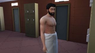 thefckingsim - We got locked in the gym and ended up fucking in the bathroom-1