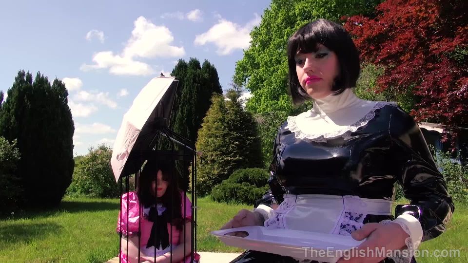 porn clip 44 The English Mansion – Lady Sara Borgia – Maids In The Sun – Part 1 – Femdom on fetish porn femdom ballbusting