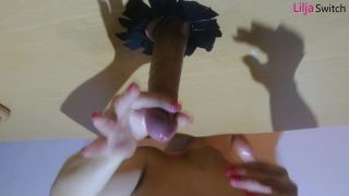 Femdom Cock Slapping and Milking Table Splashing Download...-6