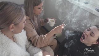 online porn clip 42 Goddess Valeria – New slut is used as an ashtray and target for spit and slaps! 4K, stinky feet fetish on femdom porn -2