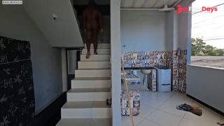 Peguei meu vizinho no flagra pegando minhas calcinhas ver aquilo me deu tanto tesao no cu-5