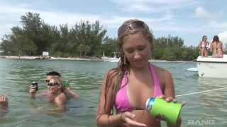 Watch A Hot Group Of Horny Lesbians Playing Out In The Water Together Public!-3