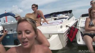 Watch A Hot Group Of Horny Lesbians Playing Out In The Water Together Public!-8