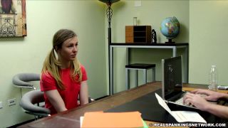 0713 Realspankings - Sadie Paddled By The Principal.-2