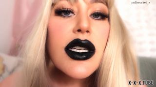 Femdom porn Lulublue X Black Lipstick Fetish Femdom  Lulublue x -3