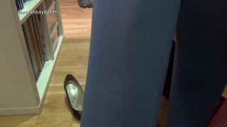 online clip 17 Footjob secretary - secretary - feet porn femdom handjob-2