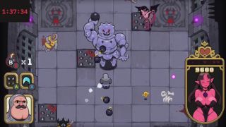 Cartoon Juno Plays ButtKnight Speedrun Hard Mode, Stages 1-4-8