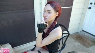 Mila Rose - Lara Croft's Smoking JOI - Smoking-3