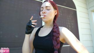 Mila Rose - Lara Croft's Smoking JOI - Smoking-8