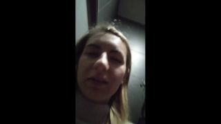 Eleo and Mish in 006 McDonalds Public Sex Caught in Female Toilet, Cumwalk on public -9
