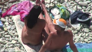 porn clip 40 Voyeur sex in public places beach,  on public -0