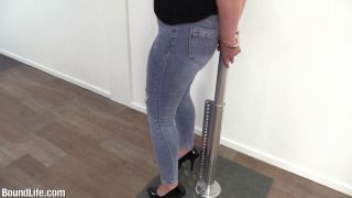 video 25 Crotch rope weight challenge - bondage - bdsm porn latex bdsm videos-1