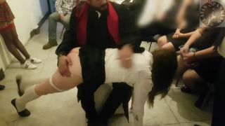 Daniellas Otk Public Spanking And Punished With The Wooden 1 Meter Rule.-3