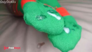 [GetFreeDays.com] Im A Good Slutty Christmas Elf sockjob  Leaky Load Porn Clip June 2023-9