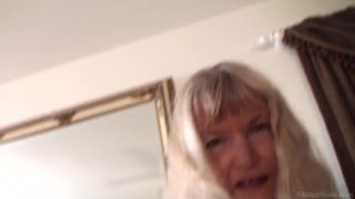 online xxx video 7 Skinny granny Nancy masturbated with dildo 2 [HD 720p] - masturbated - femdom porn gyno exam fetish-4