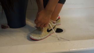 Custom Fetish - Sneakers in the Shower Squish - Fetish-5