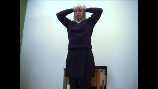 SpankingRedAssAmanda belt.-3