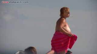 Big Tits Babe Topless On Public Beach - Ilovethebeach 518 - HD-8