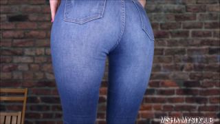 online xxx clip 19 pregnancy risk fetish misha mystique jerk 4 my ass in these tight blue jeans, ass on big ass porn-3