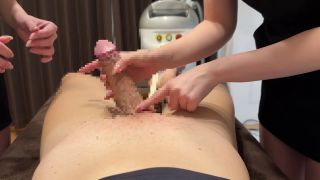 FC2-PPV-4783770 新人研修、ブラジリアンワックスモニターで射精してきましたw、女性2人の前でちんぽ露出、CFNM-5