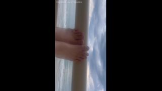 LucySpanks Findom Vacation Foot Footage - Public Outdoor-9