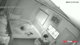 [Sleeping.Porn] Lonely woman watching tv in the bed after hard working day-7