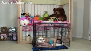 Diaperedonline2Mia Mia Locked in Cage-6
