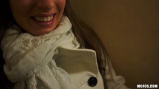 Mona Lee - Pickup Beauty Brunette Girl And Fuck Her Before Work.-4