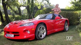Delzangel – Airbags On The Hood Busty Blonde’s Big Tits Exposed! (Full HD) bigtits -8