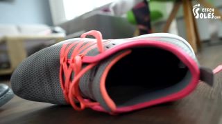 Czech SolesTaking Care Of Her Smelly Feet After Gym Workout, POV (Stinky Feet, Gym Shoes, Gym Feet, Bare Feet) - 1080p-2