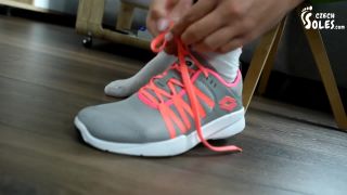 Czech SolesTaking Care Of Her Smelly Feet After Gym Workout, POV (Stinky Feet, Gym Shoes, Gym Feet, Bare Feet) - 1080p-9