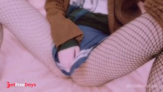 [GetFreeDays.com] Long video touching myself in sexy fishnets and school uniform in my parents house Sex Stream July 2023-0