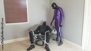 Bondage Chair fun with Rubber Jeff and his new Latexboy-0