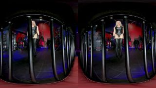 clip 26 The English Mansion Mistress Sidonia: Doormat Bootboy – VR (Release date: Mar. 15, 2021) – leather thigh boots Dirty Talk and Masturbation Instructions - leather - femdom porn femdom biting-9