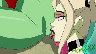 HoaXxx - Poison Ivy and Harley Quinn under the mistletoe-1