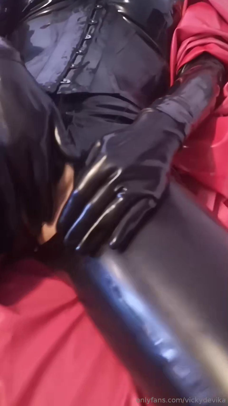 [GetFreeDays.com] In Full Rubber, Wearing My Black Catsuit, Corset And Mask latex breathplay porn