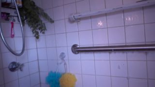 A soapy shower scene with a blowjob and facial-6