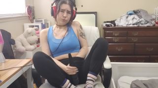 clip 38 LilRedVelvet – Cumming To Music Wearing Headphones | dirty talk | pov cathy heaven femdom-6