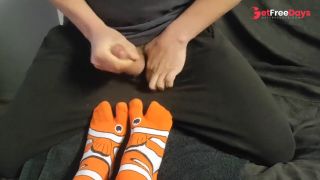 Unloads me on her Socks-9