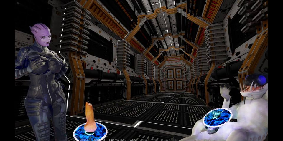 Uncensored draenei girl rides mutant monster cock through portal 2