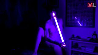 Star Wars Geek Fucks With MasterS Lightsaber 1080p-2