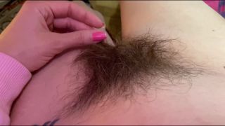 cuteblonde666 Close up on my hairy pussy big bush 4k - Extreme Close-ups-4