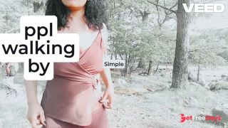 CAMPING PORNSTAR EBONY BLOWJOB BIKETRAIL ISLAND PUBLIC OUTSIDE-5
